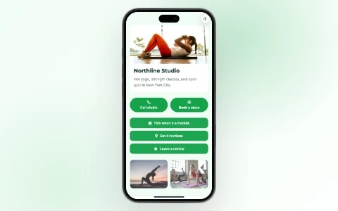 T.LY local business OneLink use case preview.