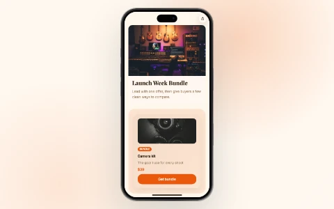 Product launch template