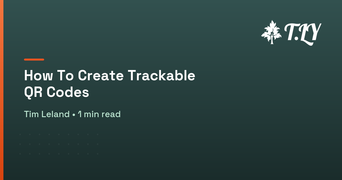 Example Handy Trackey Code Generator How To Create Trackable QR Codes