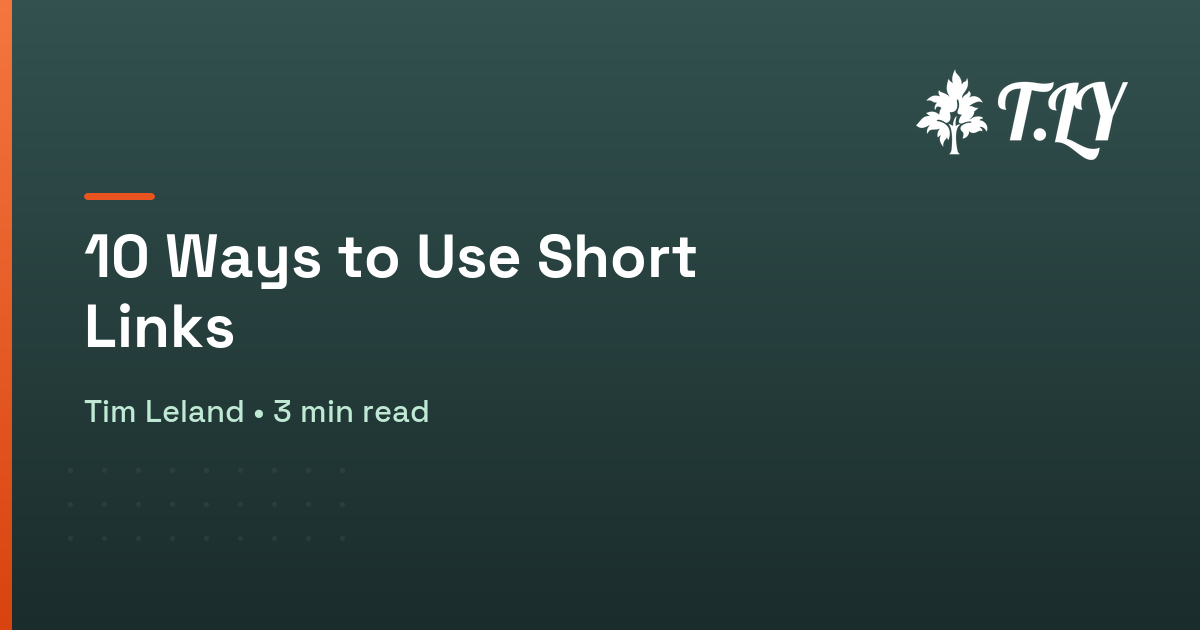 Short Link Example Page 10 Ways to Use Short Links