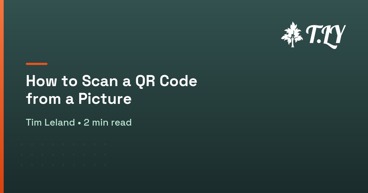Scanwer Code Photo How to Scan a QR Code from a Picture
