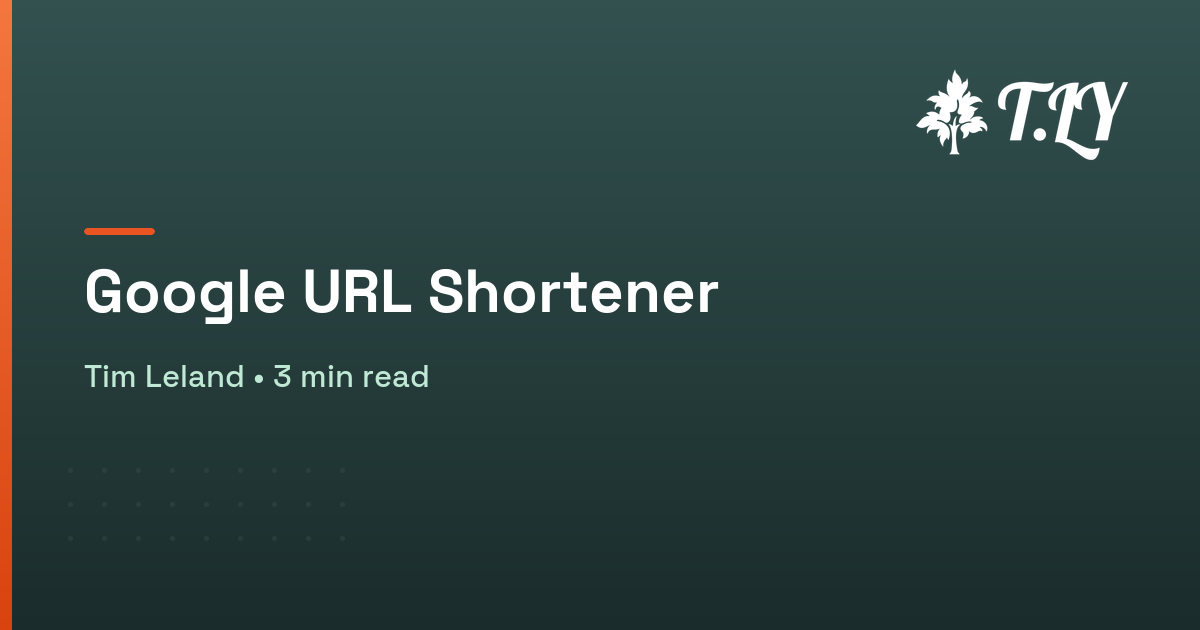 Google's Url Code Google URL Shortener